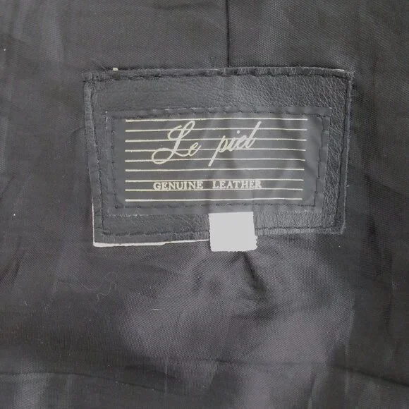 Le Piel Genuine Leather Black Pencil Skirt S / 4High End Supple Leather